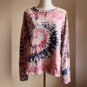 Versona Tie-Dye Long Sleeve Top Sz M